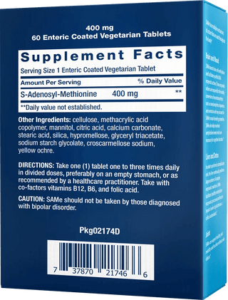 Life Extension - SAMe 400 mg 60 tabs (metyleringsstøtte)