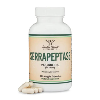 Double Wood - Serrapeptase (120 kaspler)
