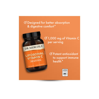 Dr. Mercola - Liposomal Vitamin C (60 kapsler)