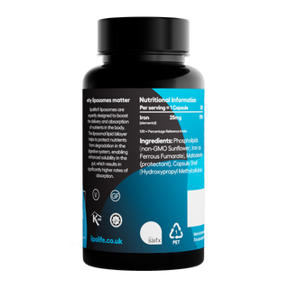 Lipolife - Liposomal jern (30 kapsler)