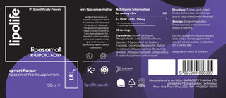 Lipolife - Liposomal R-Lipoic Acid (ALA R-liponsyre)