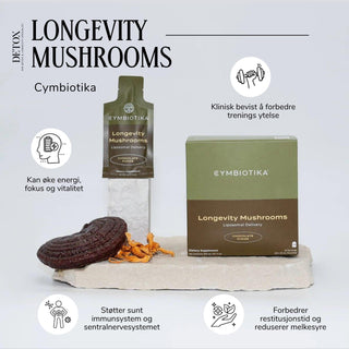 Cymbiotika - Longevity Mushroom - liposomal medisinsk sopp