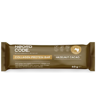 Noordcode - Organic Collagen Protein Bar (øko proteinbar) Hazelnut Cacao 12 stk