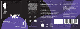 Lipolife - Liposomal PEA (240 ml)