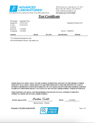 Upgraded Trace Minerals - Spormineraler (nano)