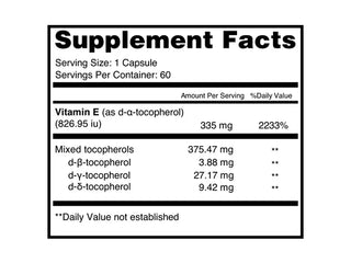 Mitolife - Vitamin E (PUFA protect) 60 kapsler