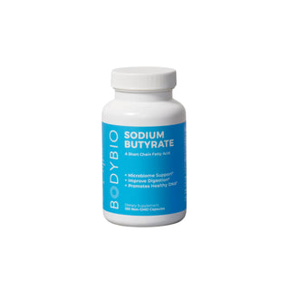 BodyBio - Sodium Butyrate (Butyrat for tarmhelse) kapsler