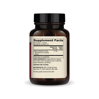 Dr. Mercola - Økologisk Astaxanthin 12 mg (30/90kapsler)