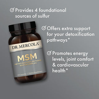 Dr. Mercola - Opti MSM Sulfur Complex (60 kapsler)