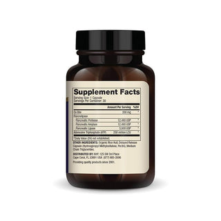 Dr. Mercola - Gallbladder Enzymes (galleblære enzymer) 30 kapsler