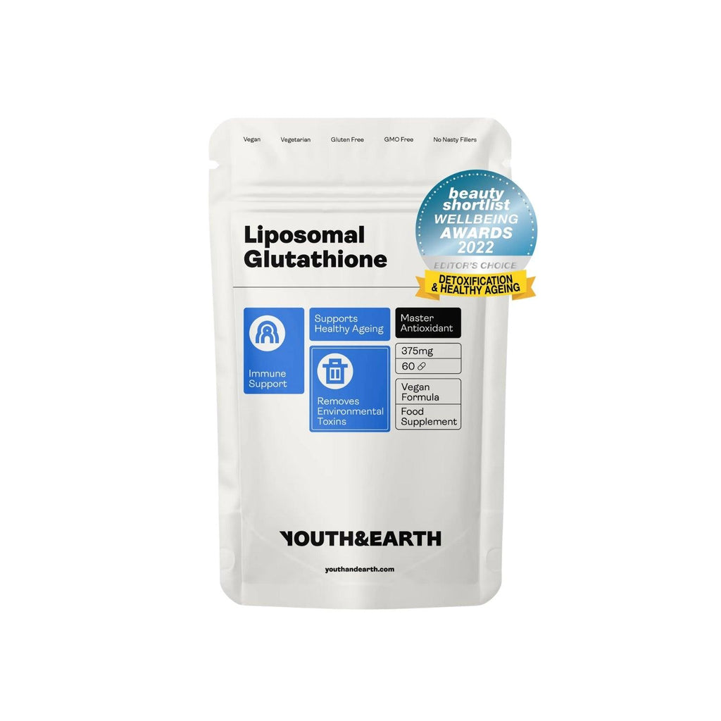 Youth & Earth - Liposomal Glutathione (60 kapsler)  Detox.no