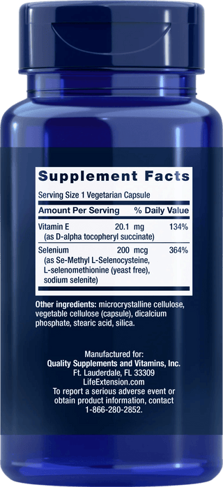 Life Extension - Super Selenium Complex & Vitamin E (selen)