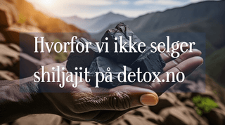 Hva er Shilajit? Fordeler, Bivirkninger, og Hvorfor Du Ikke Finner Det På Detox.no