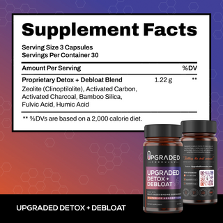 Upgraded Formulas - Detox + Debloat (90 kapsler)