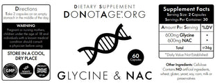 DoNotAge - Glycine & NAC (GlyNAC)