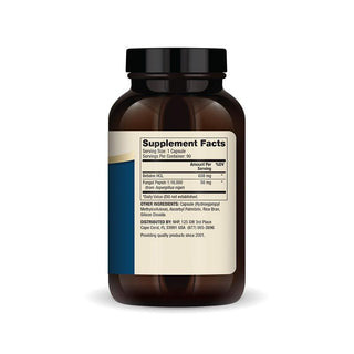 Dr. Mercola - Betaine HCL & Pepsin (90 kapsler)