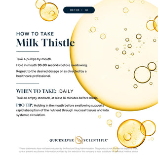 Quicksilver Scientific - Nanoemulsified Milk Thistle / Mariatistel (leverhelse)