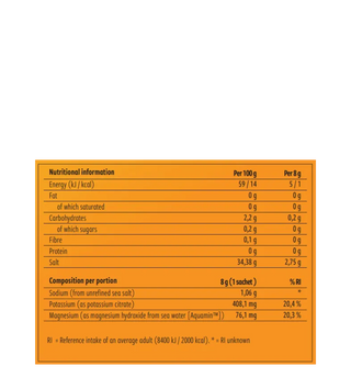 NoordCode - Elektrolytter med havsalt (30 porsjonsposer) Lemon Orange