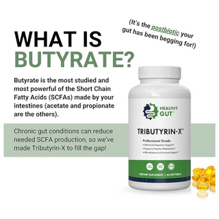 Healthy Gut - Tributyrin-X (butyrate) 90 softgels