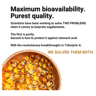 Healthy Gut - Tributyrin-X (butyrate) 90 softgels