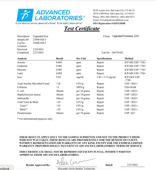 Upgraded Formulas - Jern (Nano)