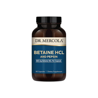 Dr. Mercola - Betaine HCL & Pepsin (90 kapsler)