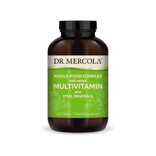 alt i ett kosttilskudd whole food matbasert multivitamin tilskudd med mineraler fra Dr Mercola