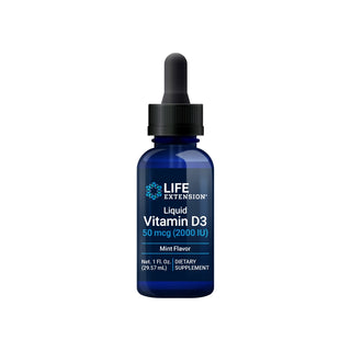 Life Extension - Flytende vitamin D3 - 2000 IU (mintsmak)