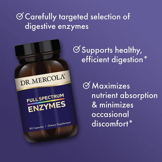 Dr. Mercola - Full Spectrum Enzymes (90 kapsler)