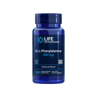 Life Extension - D, L-Phenylalanine (100 kapsler)