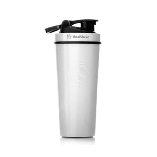 PureSteel MetalShake® - Toksinfri 3 i 1 Protein Shaker 900ml (svart/hvit)