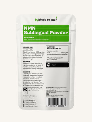 Youth & Earth - NMN Sublingual Pulver  (99% renhet)