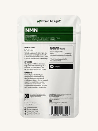 Youth & Earth - NMN 500 mg (60 kapsler)