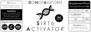 DoNotAge - SIRT6 Activator